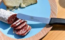 Berger Frühstücksmesser I Love Camping Schwarz