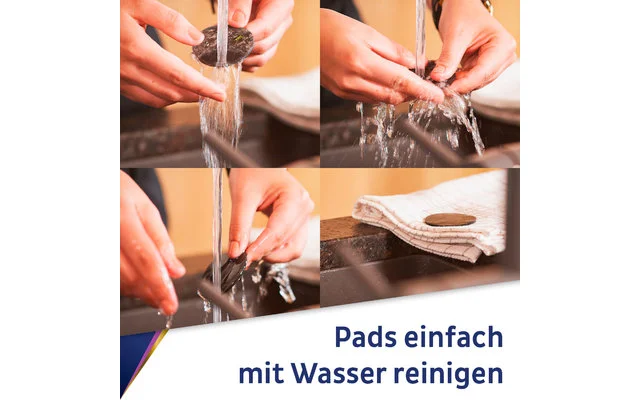 Silwy® Magnet-Pads 5 Cm 4er Set Blau – Bild 4
