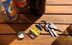 VW Collection T2 Bulli Schlüsselanhänger Mit Flaschenöffner Grün