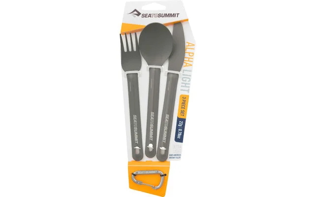 Sea To Summit AlphaLight Cutlery Set Besteckset 2-teilig: Messer, Gabel – Bild 7