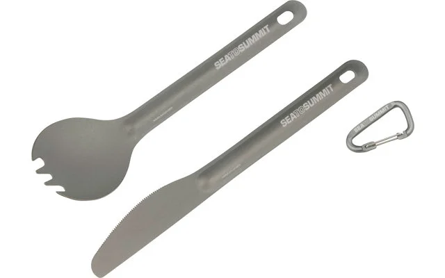 Sea To Summit AlphaLight Cutlery Set Besteckset 2-teilig: Messer, Gabel – Bild 6