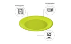 Rotho Caruba Teller Flach 26 Cm Grün