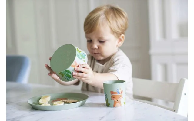 Koziol Organic Kids Set Kindergeschirr Set 3-tlg. Turquoise – Bild 6