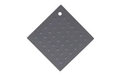 Metaltex Silikon Topfuntersetzer Quadratisch Grau