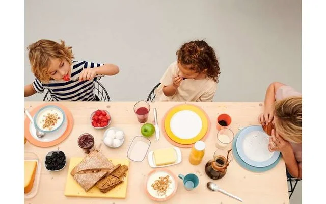 Mepal Wave Frühstücksteller 230 Mm Nordic Blue – Bild 2