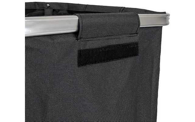 Bo-Camp Wäschesack Mit Deckel XL 45 X 45 X 60 Cm Schwarz – Bild 2