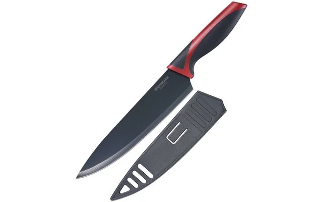 Westmark Chefmesser Klinge 20 Cm Schwarz/rot
