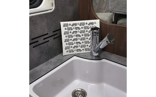 Pufz Schwedisches Geschirrtuch Wohnmobil Grau – Bild 5