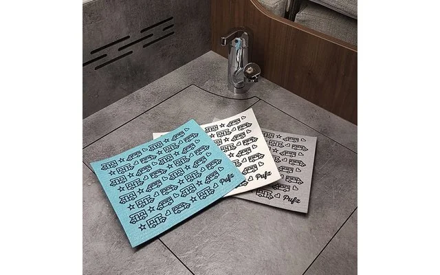 Pufz Schwedisches Geschirrtuch Wohnmobil Grau – Bild 6