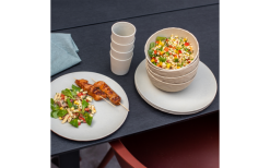 Koziol Connect Cup L Trinkbecher 350 Ml Nature Wood