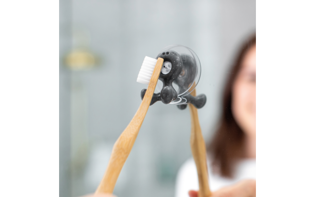 Koziol Tommy Zahnbürstenhalter Ash Grey – Bild 3