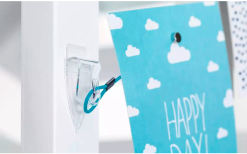 Tesa Powerstrips Selbstklebender Deko Haken Transparent 5 Stück Small