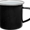 Origin Outdoors Emaille Tasse 360 Ml Schwarz
