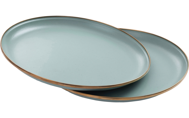 Barebones Teller 2 Stück 27,9 X 27,9 X 1,9 Cm Stone Grey – Bild 7